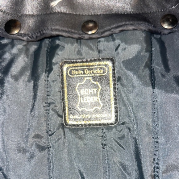 Hein Gericke Genuine Black Leather Motorcycle Jacket - Picture 2 of 5